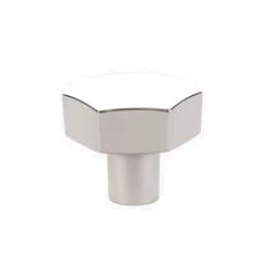 Emtek 86458US14 1.5 in Mod Hex Cab Knob, Bright Nickel
