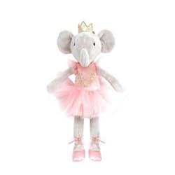 MON AMI Princess Evelyn The Elephant Plush Stuffed Doll – 12”, Cute Elephant in Tulle Dress, Use as Toy or Nursery Room Décor, Gifts for Kids of All Ages