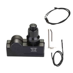 WADEO Fire Pit Igniter, Push Button Ignition Kit with 2 Outlets and Ground Wire for Fire Pit Gas Burner System