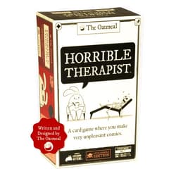 Exploding Kittens LLC Exploding Kittens Horrible Therapist: Extra Horrible Edition 3-8 Players - Ages 17+ - 15 Minutes to Play - Comic Building Card Game - Ideal for Party, Family Game Night - White