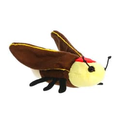 Aurora® Adorable Mini Flopsie™ Lux Firefly™ Stuffed Animal - Mini Companions Ready for Playful Adventures - for Kids All Ages, Toddlers, Adults, and Families - Brown 8 Inches
