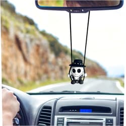 YYS.BD Car Swinging Ornament Rear View Mirror Accessories Hanging Cute Anime Rearview Pendant Decoration Interior for Gardening Man Woman Charms Aesthetic Decor Decorations (MZYDZ-KLT)