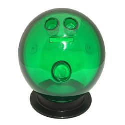 Sierra Novelty Bowling Stuff Large Bowling Ball Bank with Stand (Green)