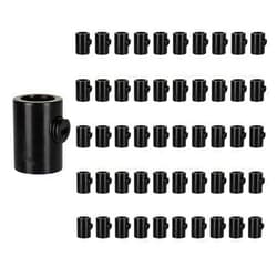 MINS Familio Lamp Fixture Replacement- 301 Cable Glands Light Wire Connectors- Lamp Parts for Repair Easy to install Wiring Pendant Ceiling Table Floor Lamp(50PCS, Black)