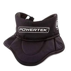 PowerTek V5.0 TEK Ice Hockey Player Protective Neck Guard with Extension (Senior, 13.5
