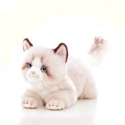 CU-MATE 20 Inch- Gray Ragdoll Cat Plush Stuffed Animal Toys -Realistic Ann Baker Cat Handmade Plush Toy Present Gift