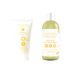 Melabebe Nurture: Daily Moisturizing Cream Moisture Fuse: Daily Body Wash Bundle