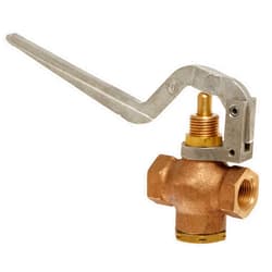 Kingston Valves Kingston 305B Series Brass Quick Opening Flow Control Valve, Squeeze Lever, 3/8
