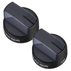 Seentech W10339442 Whirlpool Stove Knobs Cooktop Surface Burner Control Knobs Black Compatible with Whirlpool Gas Range/Stove/Oven - Repalces: W10339442, WPW10339442VP, 2311008, AP6019877 (2 Pack)