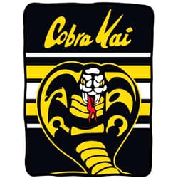 Seven Times Six Cobra Kai Dojo Strike First Karate Blanket 46