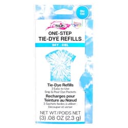 Tulip One-Step Tie-Dye Kit , 3 Fabric Dye Refill Packs, Packs, Sky
