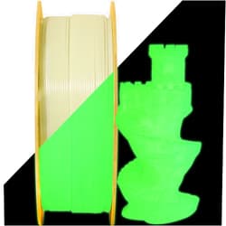 MIKA3D Glow in Dark Green PLA 3D Filament, Widely Support for 3D Printers, 1.75mm 1KG 2.2LBS 3D Printing Material with Upgrade Strong Fluorescent Effect, Popular Glowing in Dark Luminous Green PLA
