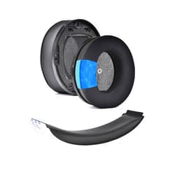 Buziba Cooling Gel Earpads Replacement Ear Pads Headband Cover for Audeze Penrose/Penrose X/Mobius Headphones Earpads Cushions Ice Earmuffs Headstrap Pad Repair Part for HyperX Cloud Orbit S Headset