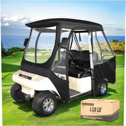 10L0L 4 Passenger Golf Cart Enclosure, Storage Cover (Short Roof 56