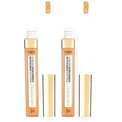 L'Oreal Paris L'Oréal Paris Age Perfect Radiant Concealer with Hydrating Serum and Glycerin, Golden Sun (Pack of 2)