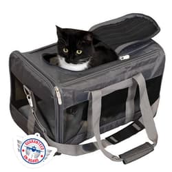 Sherpa Original Deluxe Travel Pet Carrier, Airline Approved - Charcoal Gray, Large