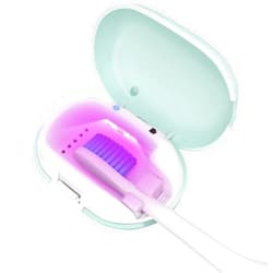THISONG UV Toothbrush Covers Case San itizer and Holder with Light Rechargeable Travel Home Toothbrush Cleaner Case for Electric and Manual Toothbrushes