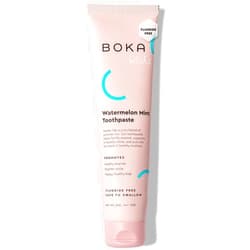 Boka Fluoride Free Toothpaste Nano Hydroxyapatite, Helps Remineralize, Appropriate for Sensitive Teeth, Whitening - for Adult, Kids Oral Care - Watermelon Mint Flavor, 4oz 1Pk - US Manufactured