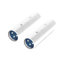 PNGKNYOCN XLR Male to Male Adapter,XLR 3-Pin Gender Changer Microphone Cable Adapter(2-Pack