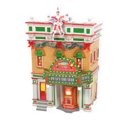 Department 56 Original Snow Village National Lampoon's Christmas Vacation Premiere at Plaza Theatre Lit Building, 8.9 Inch, Multicolor