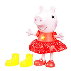 Peppa Pig Peppa’s Muddy Puddles Party Singing and Dancing Doll, Interactive Electronic Preschool Toys for 3 Year Old Girls and Boys and Up