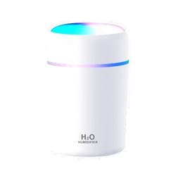 Generic Portable Mini Humidifier, 300ml with Colorful LED Night Light, USB Personal Desktop Humidifier for Car Office Home Travel, Auto Shut-Off, 2 Mist Modes, Super Quiet