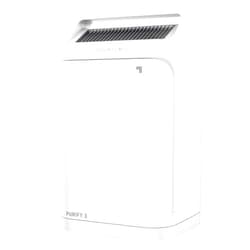 Sharper Image PURIFY 3 Air Cleaner with True HEPA Filtration, Night Light, for Home, Office, Bedroom, Ice White