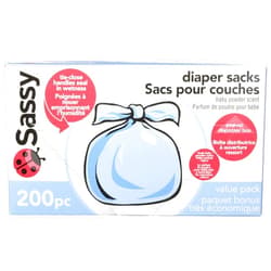 Sassy Baby Disposable Diaper Sacks, 200 Count, Packaging may vary