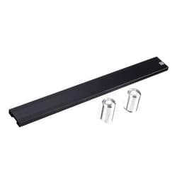 GAOSHA Workbench Table for Woodworking Tools Auxiliary Clamp Workbench Table 19Mm 20Mm Dog Hole Planing Stop Board Baffle Plate, 30*6.7*5.5cm, Black