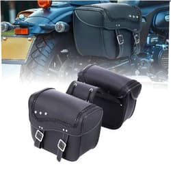 AEME Motorcycle PU Leather Side Bag Tool for Suzuki