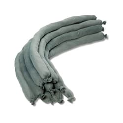 Aabaco Universal Absorbent Socks – Snake for Oil and Water – 3” x 48” – Absorbing up to 10 Gallons – Super Poly Sock Absorber for Spill by Garage Door or Basement Floor – Pack of 10 (10)
