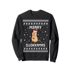 Quokka Ugly Christmas Sweaters Quokka Ugly Christmas Sweater Quokka Lover Holiday Present Sweatshirt