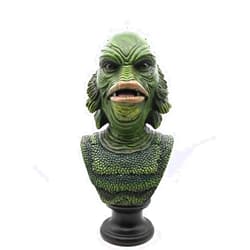 Rustix Lagoon Monster Bust – Intricately Designed Resin Statue of an Aquatic Creature, Perfect for Horror Collectors, Gothic Decor, and Unique Halloween Displays