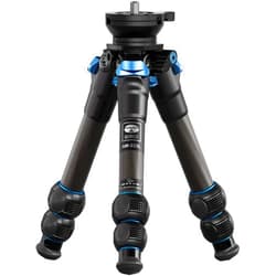 SIRUI AM223L Mini Leveling Tripod, Carbon Fiber Desktop Travel Tripod for DSLR Camera Video Camcorder, Max Load 33lbs, Max Height 14.2
