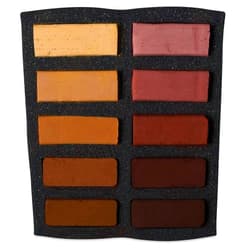 Art Spectrum Extra Soft Square Pastels - Australian Earths, Set of 10