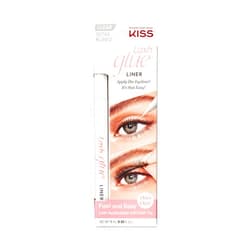 KISS Clear Lash GLUEliner, Felt-Tip Eyelash Adhesive, Clear Matte Finish, Foolproof Application, Easy Touch-Up, 0.02 Oz. 0.02 Fl Oz (Pack of 1)