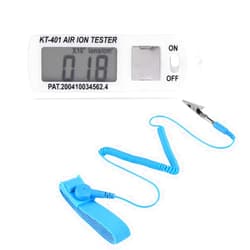 Akozon Ion Meter for Negative and Positive,03 ion Meter, 1 PCS Mini Car Air Ion Tester Meter Counter for Negative Gene or with a Wrist Strap