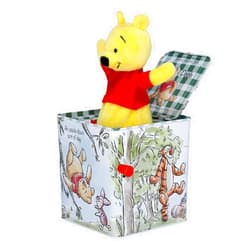 KIDS PREFERRED Disney Baby Winnie The Pooh Jack-in-The-Box - Musical Toy for Babies Multi ,6.5