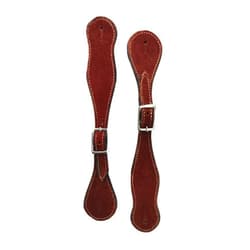 WEMBILS Leather Youth Spur Straps Adjustable Pair Ply Durable and Stylish Men's and Women's Spur