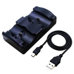 Generic for PlayStation 3 PS3/MOVE Dual Controller Charger Charging Dock Station Stand