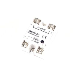 NOYITO SSR-100DD 100A Single Phase Contactless Mute Solid State Relay DC Control DC Input Control Voltage DC3-32V Control Load Voltage DC 5-200V
