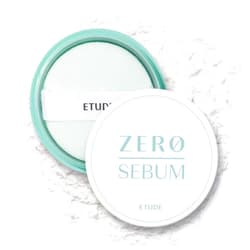 ETUDE Zero Sebum Drying Powder 4g (23AD) | Lightweight Oil Control No Sebum Loose Face Powder with 80% Mineral | Long Lasting for Setting or Foundation Makes Skin Downy, Korean Makeup, Kbeauty