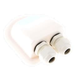 AAGAZA Ronyme ROOF White Cable Entry Gland Solar Panel Aerial Motorhome Camper, White, 7/213 (Color : Branco, Size : 1)