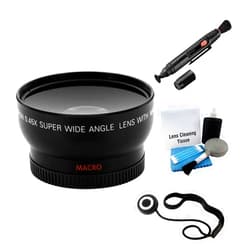 UltraPro Digital Pro Series 52mm Wide Angle/Macro Lens Bundle. Includes Wide-Angle/Macro High Definition Lens, Lens Pen Cleaner, Cap Keeper, UP Deluxe Cleaning Kit