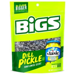 BIGS Sunflower Seeds, Vlasic Dill Pickle Flavor, 5.35 oz. (Pack of 12)