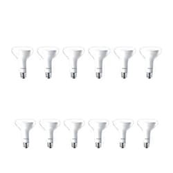 Philips LED Flicker-Free Frosted BR30 Light Bulb - EyeComfort Technology - 650 Lumen - Daylight (5000K) - 9W=65W - E26 Base - Basic LED Old Version - Indoor - 12-Pack
