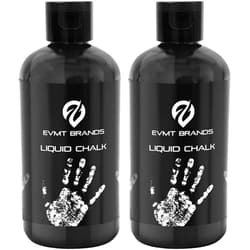 EVMT Brands Liquid Chalk, Mess-Free Gym Chalk for Weightlifting, Gymnastics, Rock Climbing, Dancing. Sweat-Resistant and Long Lasting for Stronger Grip. Package May Vary.