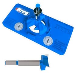 Kreg Concealed Hinge Jig and 35mm Concealed Hinge Jig Bit Bundle (2 Items) Concealed Hinge Jig with Jig Bit