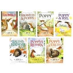 Avi Poppy Tales from Dimwood Volumes 1-7 Book Set by Avi: Ragweed, Ragweed & Poppy, Poppy, Poppy & Rye, Ereth’s Birthday, Poppy’s Return, and Poppy & Ereth