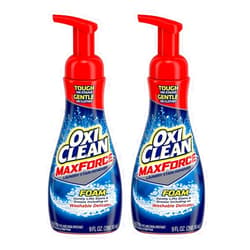 OxiClean, Max Force Foam Laundry Pre-Treater, 9 fl oz (Pack of 2)